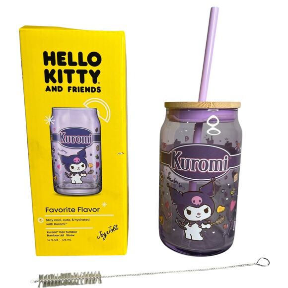 Hello Kitty and Friends KUROMI Tumbler with Bamboo Lid-NIB - Picture 2 of 3